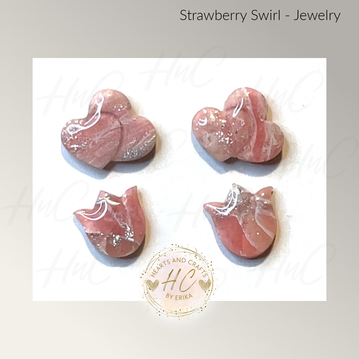 Strawberry Swirl Collection - Stud Set - 2 Pair