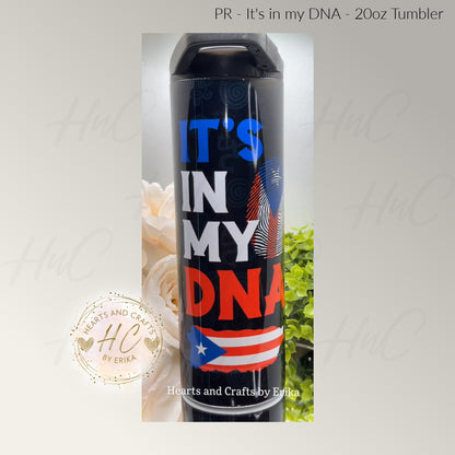 Puerto Rico DNA - 20oz Tumbler