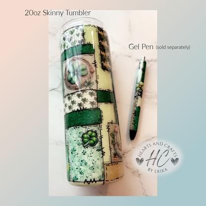 Patchwork - St Pats - 20oz Skinny Tumbler