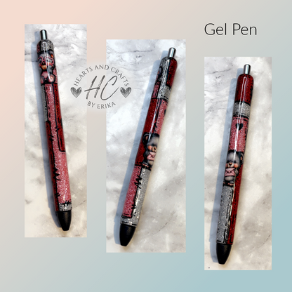 Patchwork - Teddy wHearts - Gel Pen
