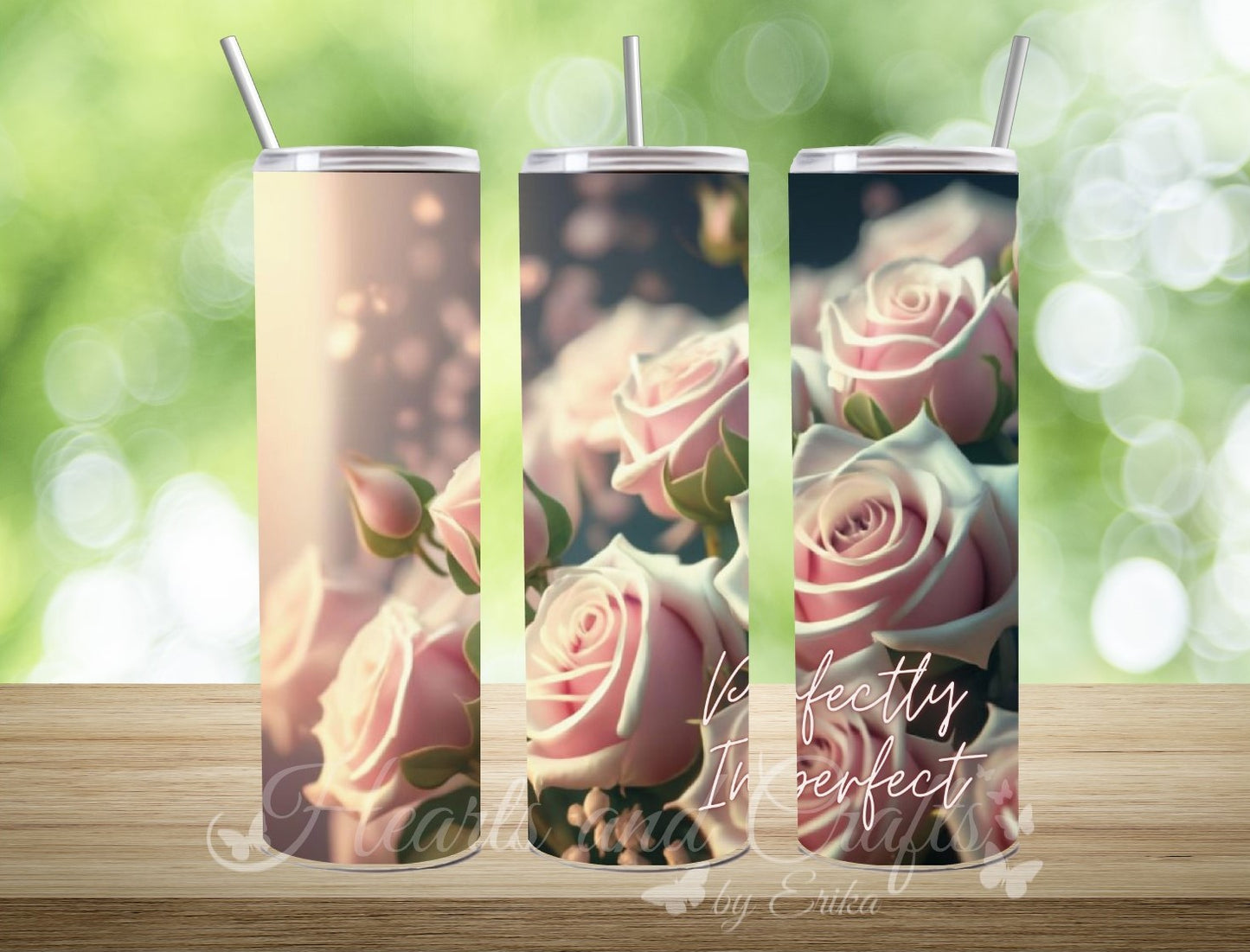 Digital - Perfectly Imperfect 01 - 20oz Straight Tumbler Wrap