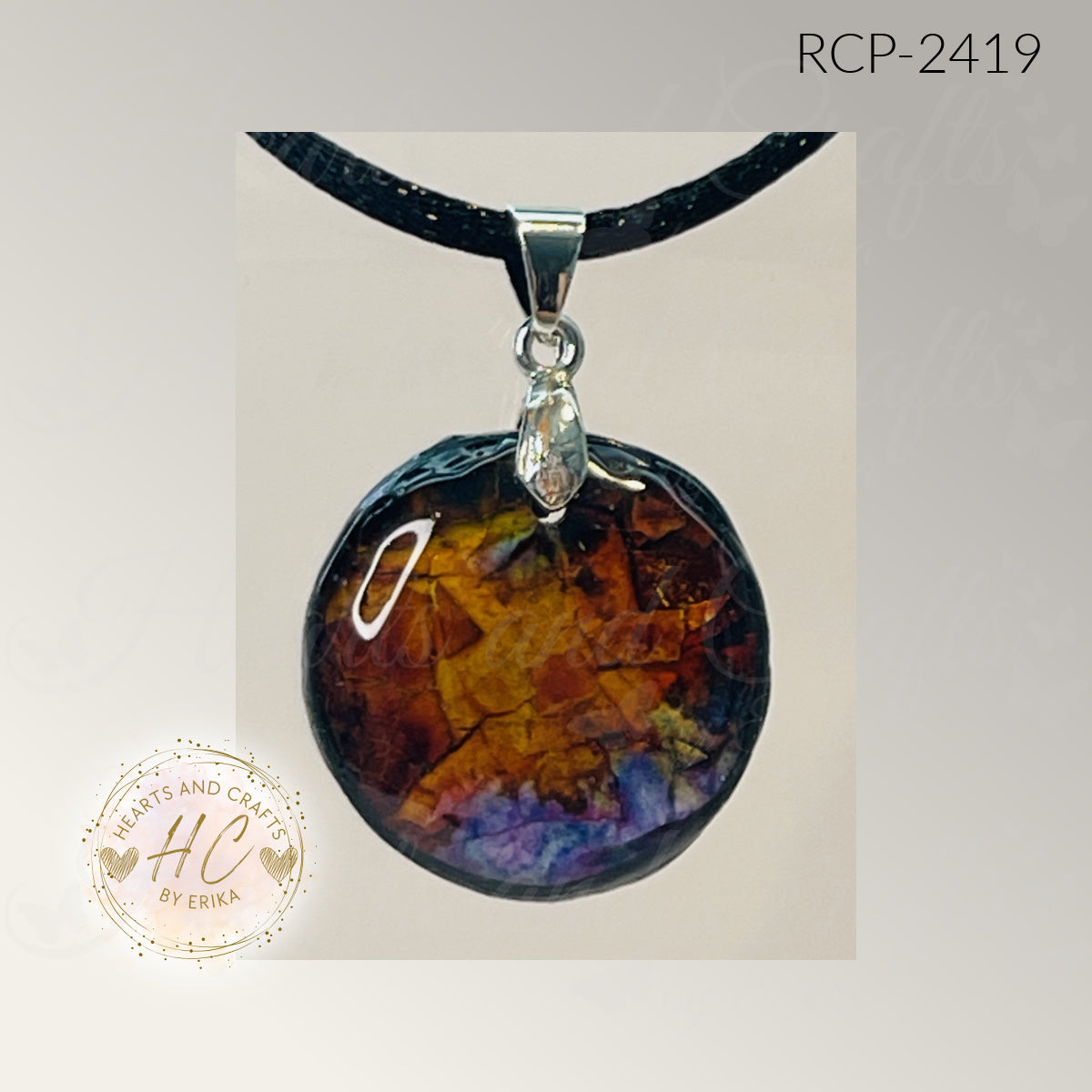 Revival Collection - Resin Eggshell Pendant - Small