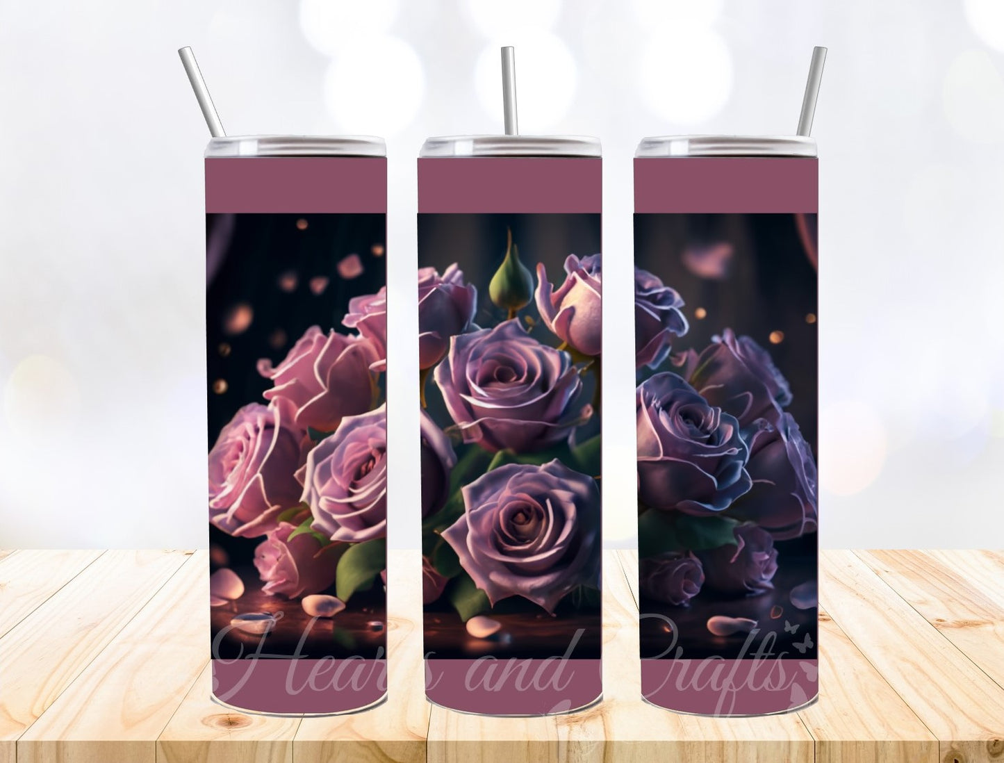 Roses 11 - 20oz Straight Tumbler (Physical Item)