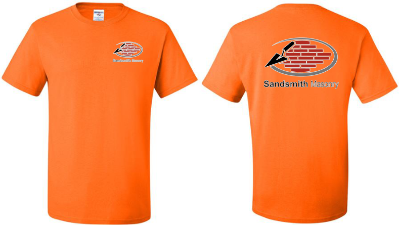 Sandsmith Masonry - Short Sleeve TShirt - 50/50 DriPower (Jerzees 29M)