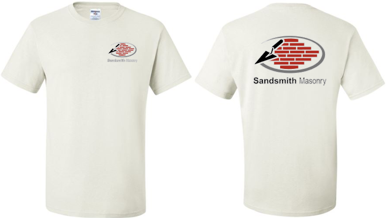 Sandsmith Masonry - Short Sleeve TShirt - 50/50 DriPower (Jerzees 29M)