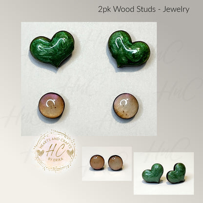 Basswood Collection - Post Studs Set - 2 Pair