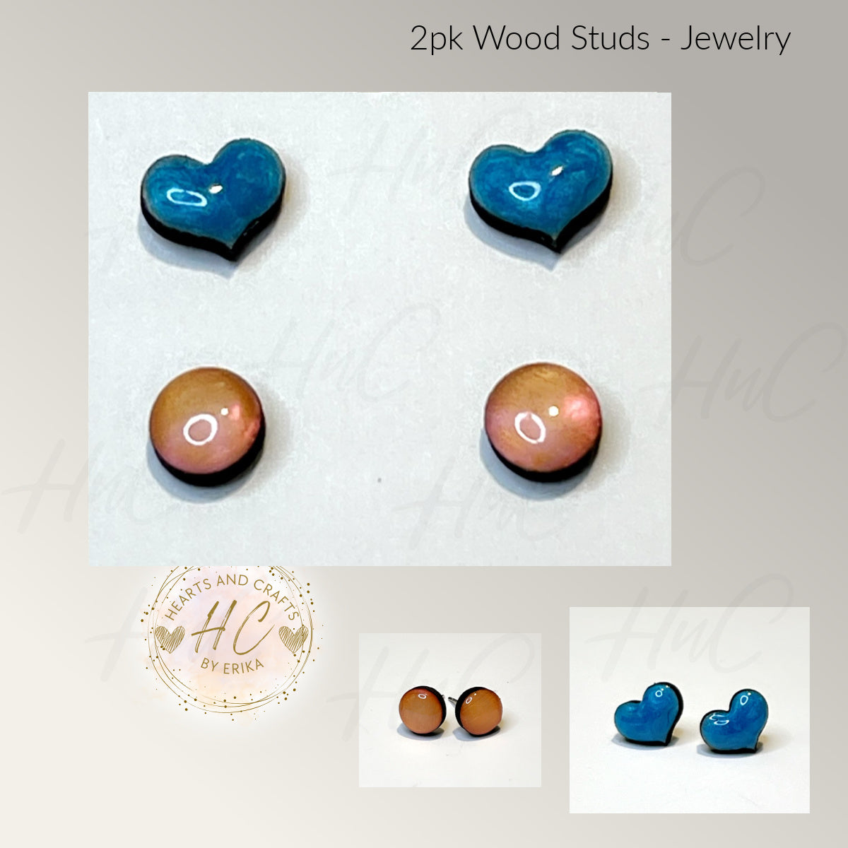 Basswood Collection - Post Studs Set - 2 Pair