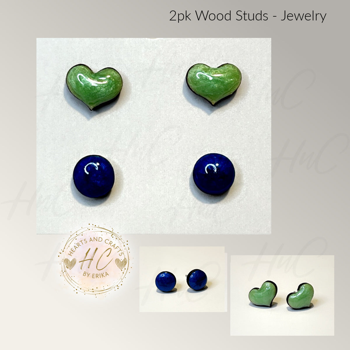 Basswood Collection - Post Studs Set - 2 Pair