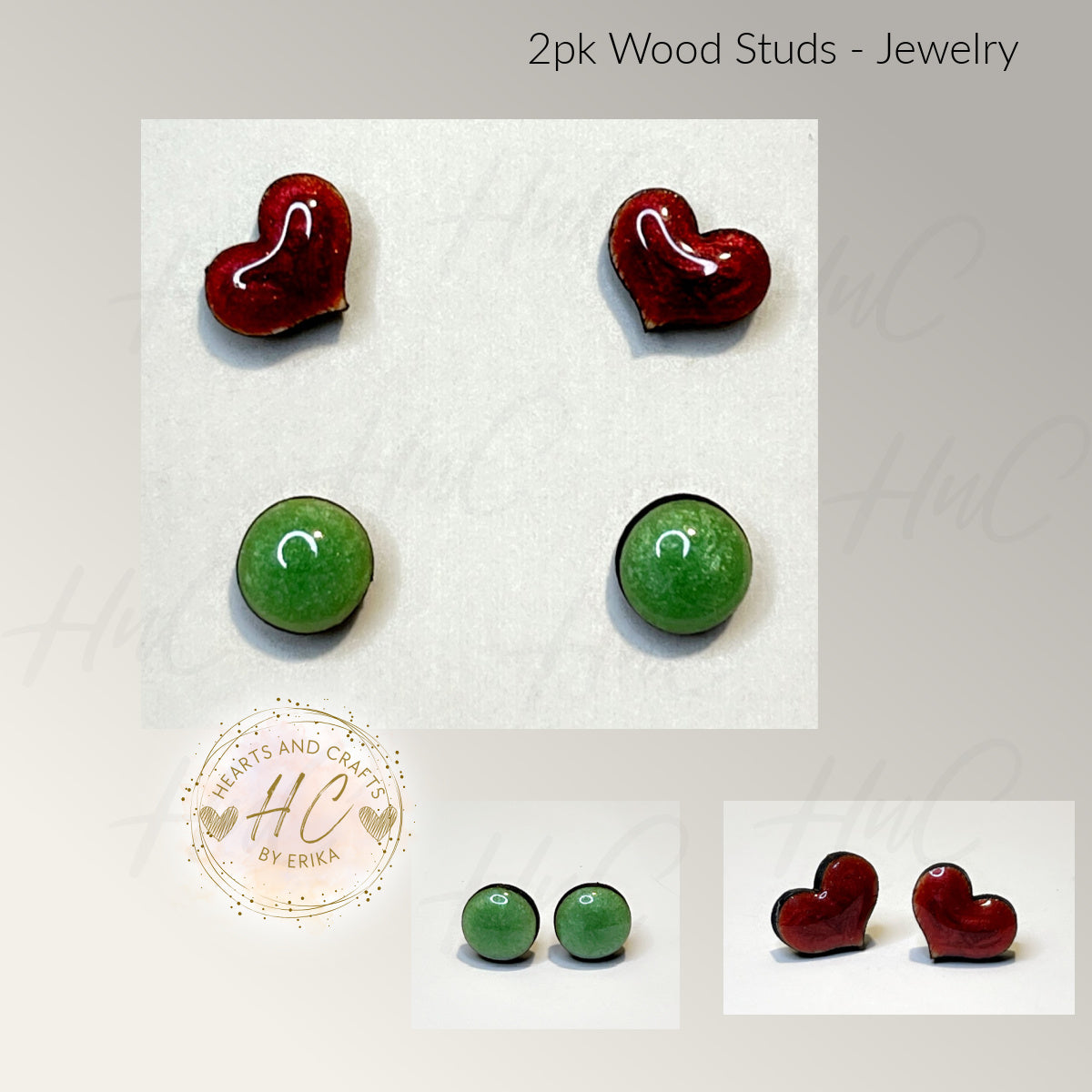 Basswood Collection - Post Studs Set - 2 Pair