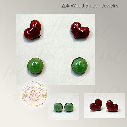 Basswood Collection - Post Studs Set - 2 Pair