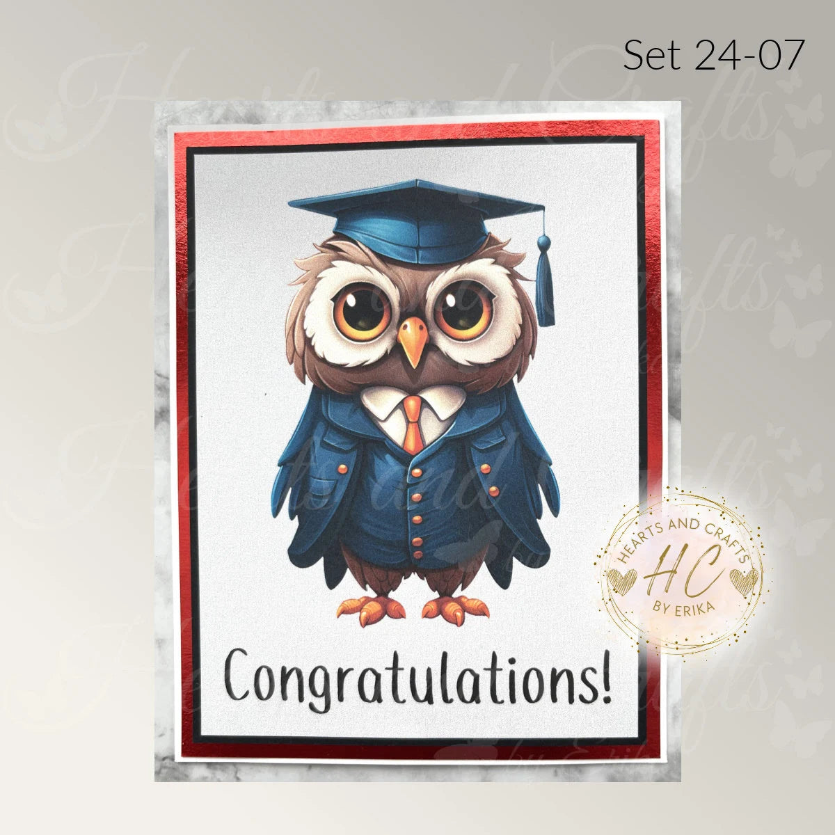 3pk Handcrafted Graduation Card Set (24-07)