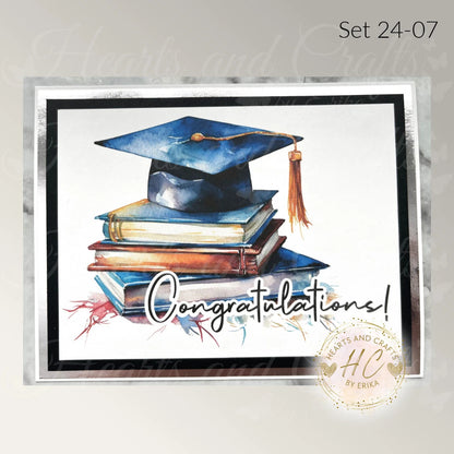 3pk Handcrafted Graduation Card Set (24-07)