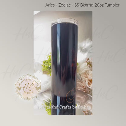 Aries - Color on Stainless Steel - 20oz Tumbler