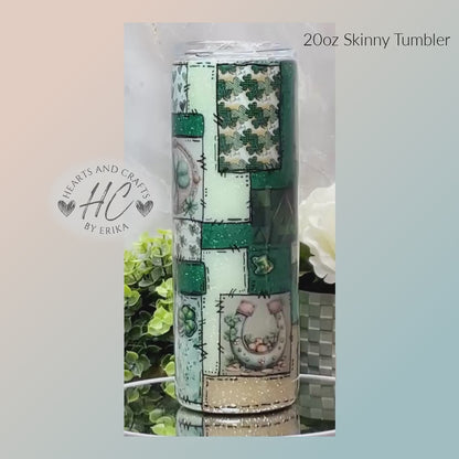 Patchwork - St Pats - 20oz Skinny Tumbler